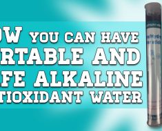 Portable And Safe Alkaline Antioxidant Water